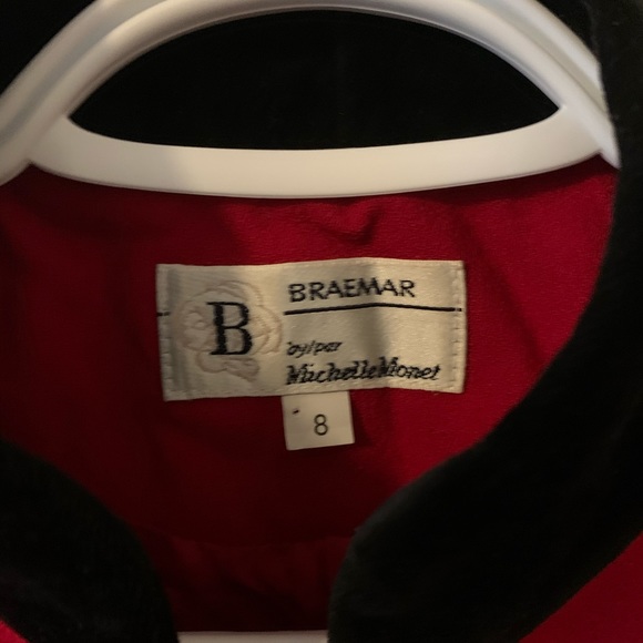 Vintage Red Braemar Christmas Coat - Picture 5 of 7